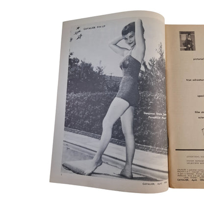 Cavalier Magazine Australia For Men March April 1956 Vol. 3 No. 5 Patti Simmons
