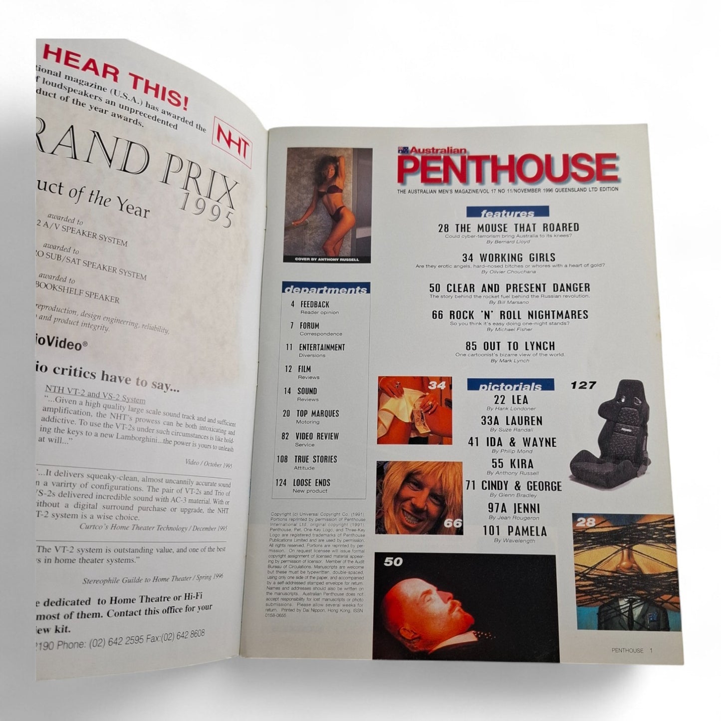 Australian Penthouse Magazine - Limited Edition November 1996