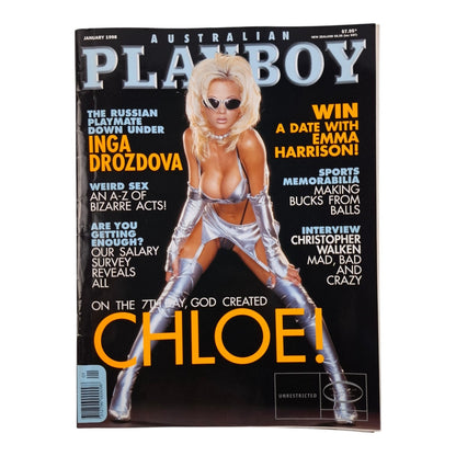 Australian Playboy Magazine January 1998 Chloe Jones / Inga Drozdova