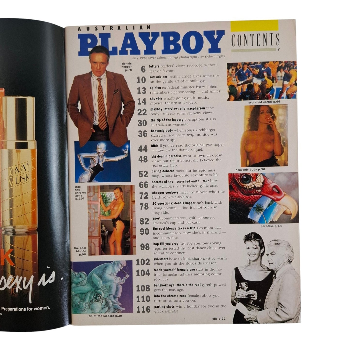 Australian Playboy Magazine May 1990 Deborah Driggs