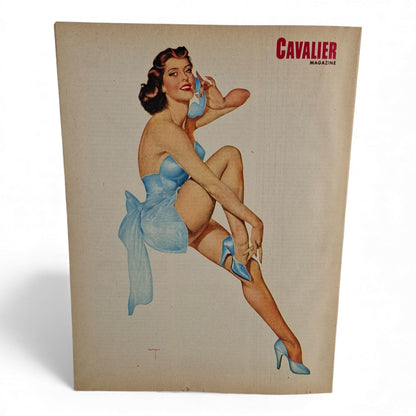 Cavalier Magazine Australia For Men February 1954 Vol. 1 No. 7 - Vargas Girl