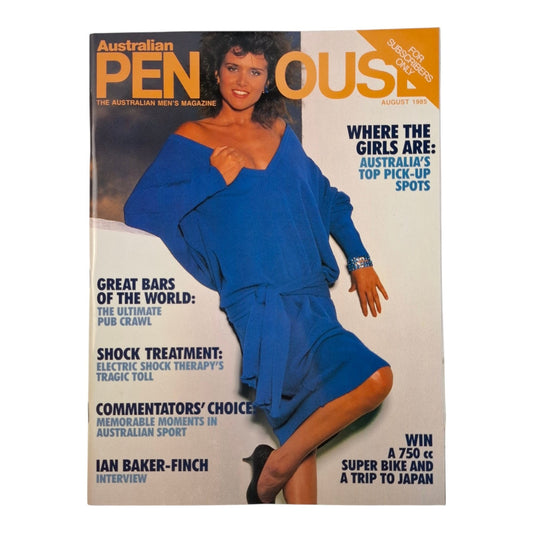 AUSTRALIAN PENTHOUSE Magazine August 1985 Jill Thomas / Phyliss Partin
