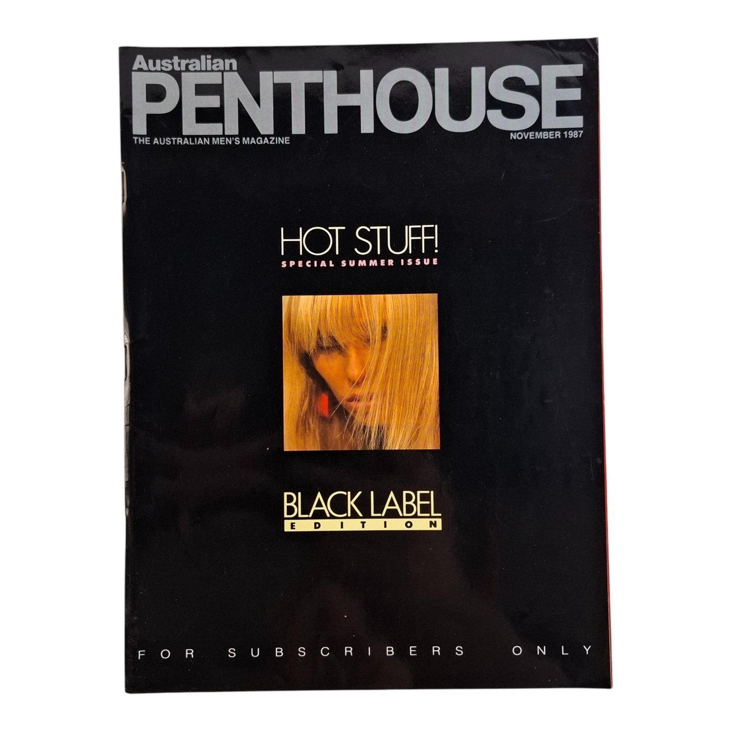 AUSTRALIAN PENTHOUSE Magazine November 1987 Amanda Wolfe
