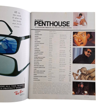 Australian Penthouse Magazine December 1992 Racheal Ellison / Samantha Lakes
