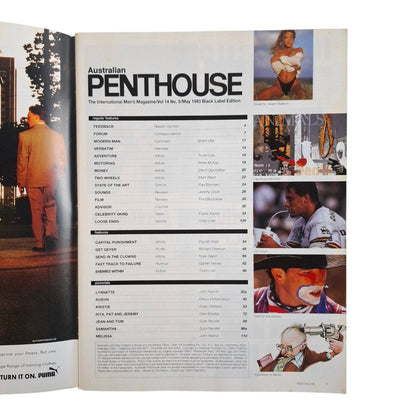 Australian Penthouse Magazine May 1993 Kristie Hughes / Lynette Finch,