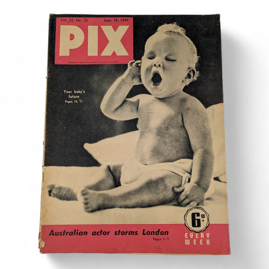 Pix (People) Australia magazine - June 18, 1949 -