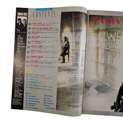 Smash Hits Magazine Australia January 1986 Wa Wa Nee / Cattletruck