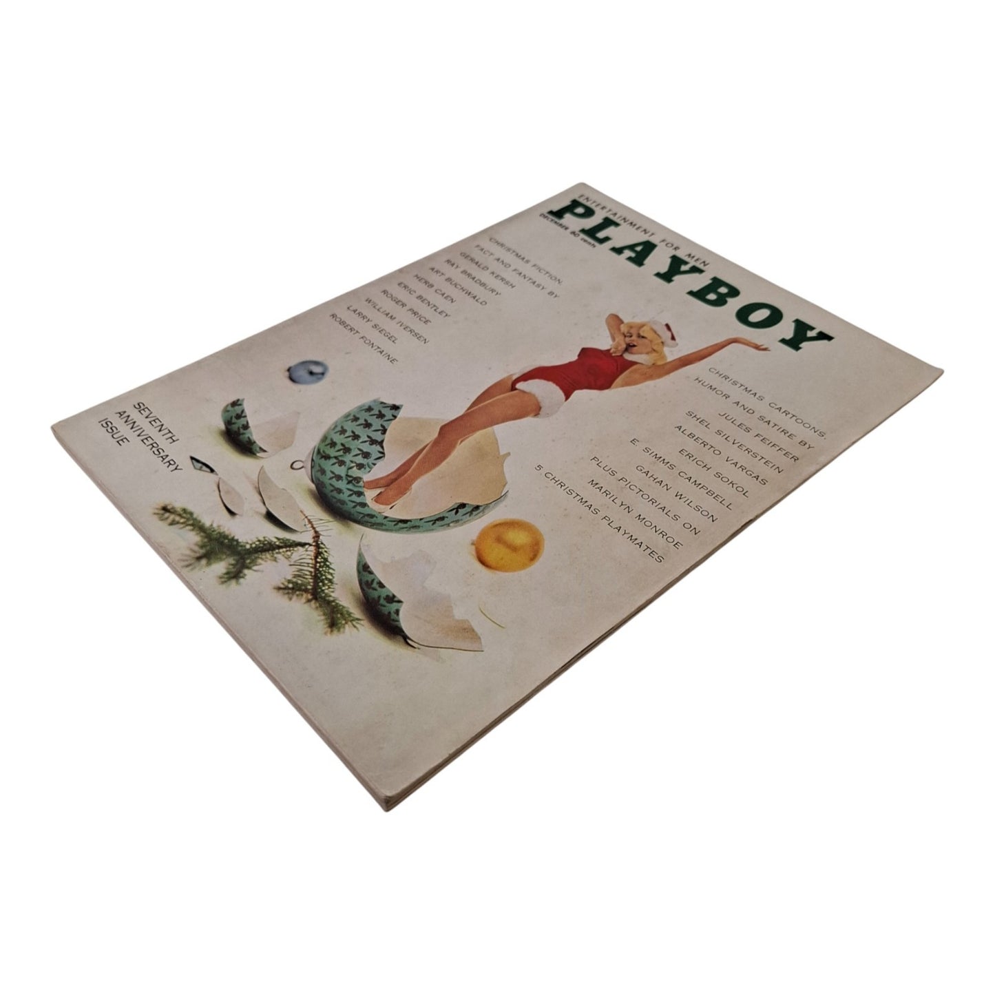 PLAYBOY Magazine December 1960 Teddi Smith / Carol Eden  (PAGES MISSING)