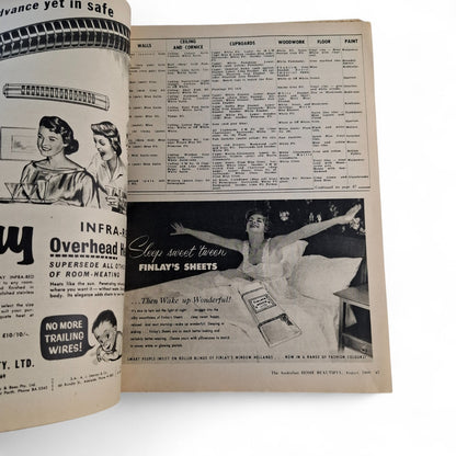Australian Home Beautiful Magazine - August 1960