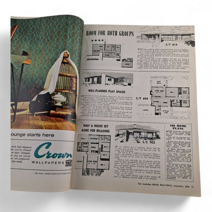 Australian Home Beautiful - September 1965 - Magazine