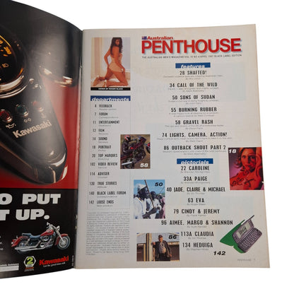 Australian Penthouse Magazine - Black Label  April 1997 Heduiga Leodios