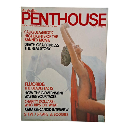 Australian Penthouse Magazine July 1980 Caligula / Tracey Wallace