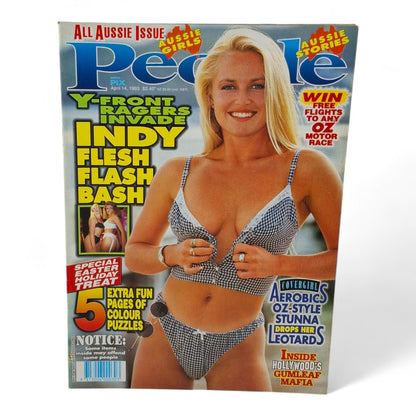 Australian PEOPLE MAGAZINE April 14th 1993 Cheetah Zylstra/ Nikki James
