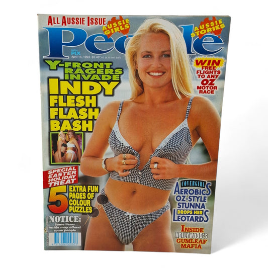 Australian PEOPLE MAGAZINE April 14th 1993 Cheetah Zylstra/ Nikki James