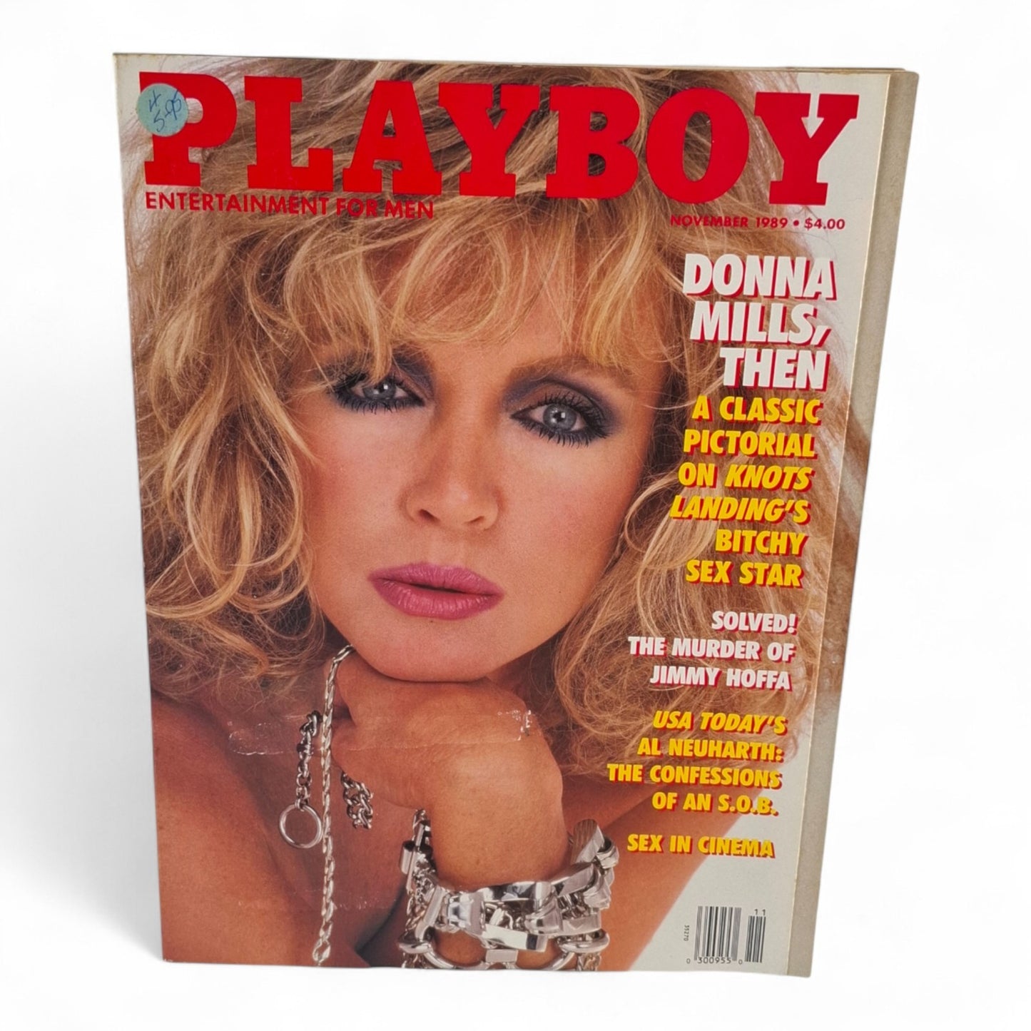 PLAYBOY MAGAZINE December 1989 Donna Mills Renee Tenison