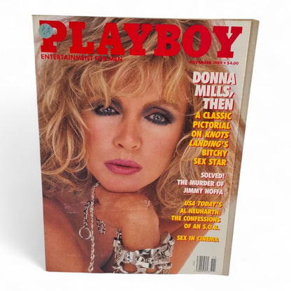 PLAYBOY MAGAZINE December 1989 Donna Mills Renee Tenison