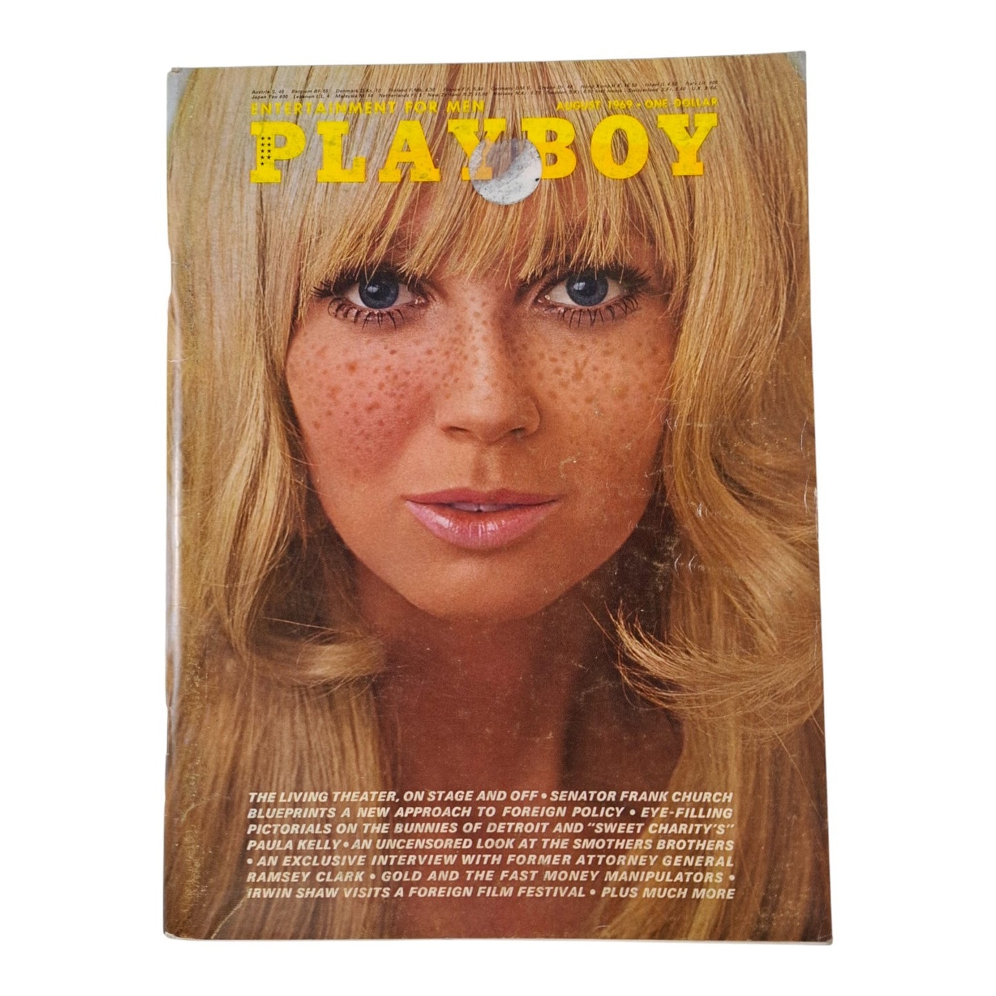 PLAYBOY Magazine August 1969 Penny James / Debbie Hooper