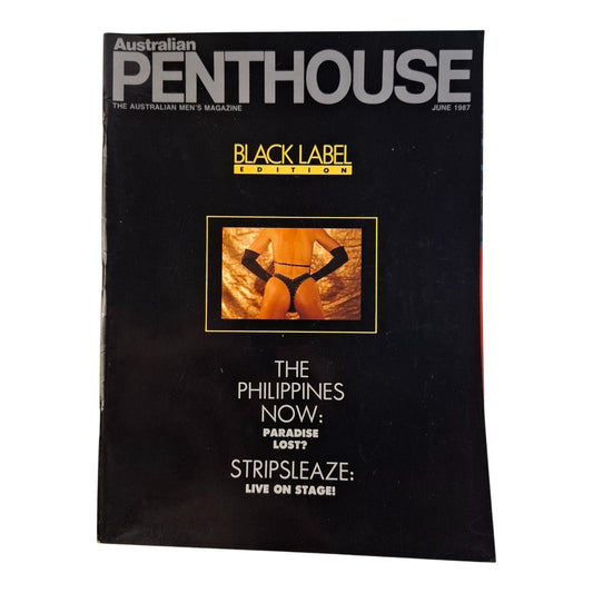 AUSTRALIAN PENTHOUSE Magazine June 1987 Melanie Peake / Christina Amphlett