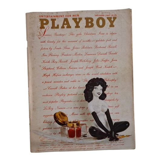 Playboy Magazine December 1964 Femlin / Jo Collins NO C/F