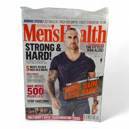Australian Men's Health magazine - September 2014 - Steve Commando Willis NEW