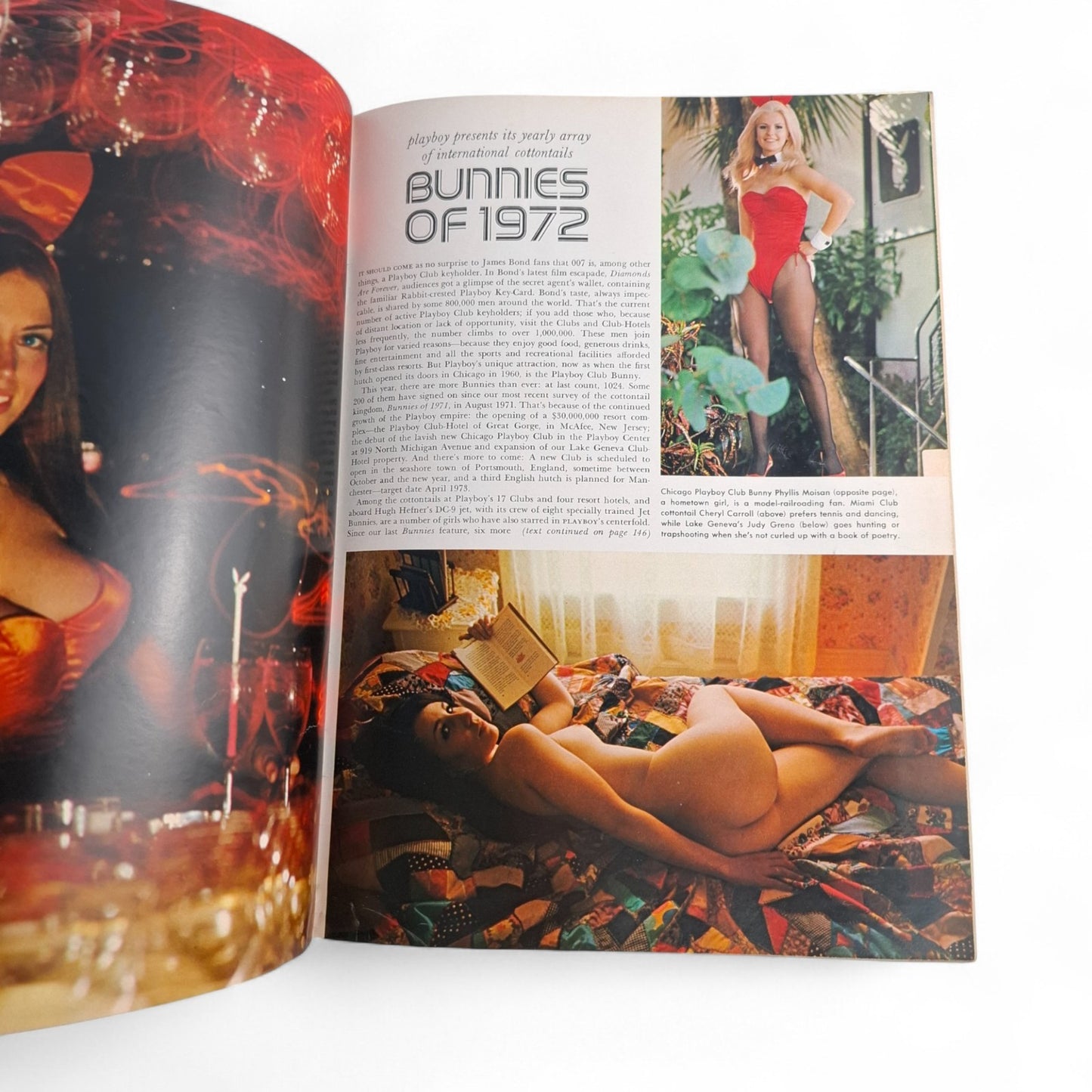 Playboy Magazine October 1972 Lynn Myers Sharon Johansen