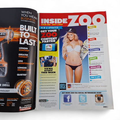 ZOO Weekly Magazine Australia #382 July 2013 April Vaughan