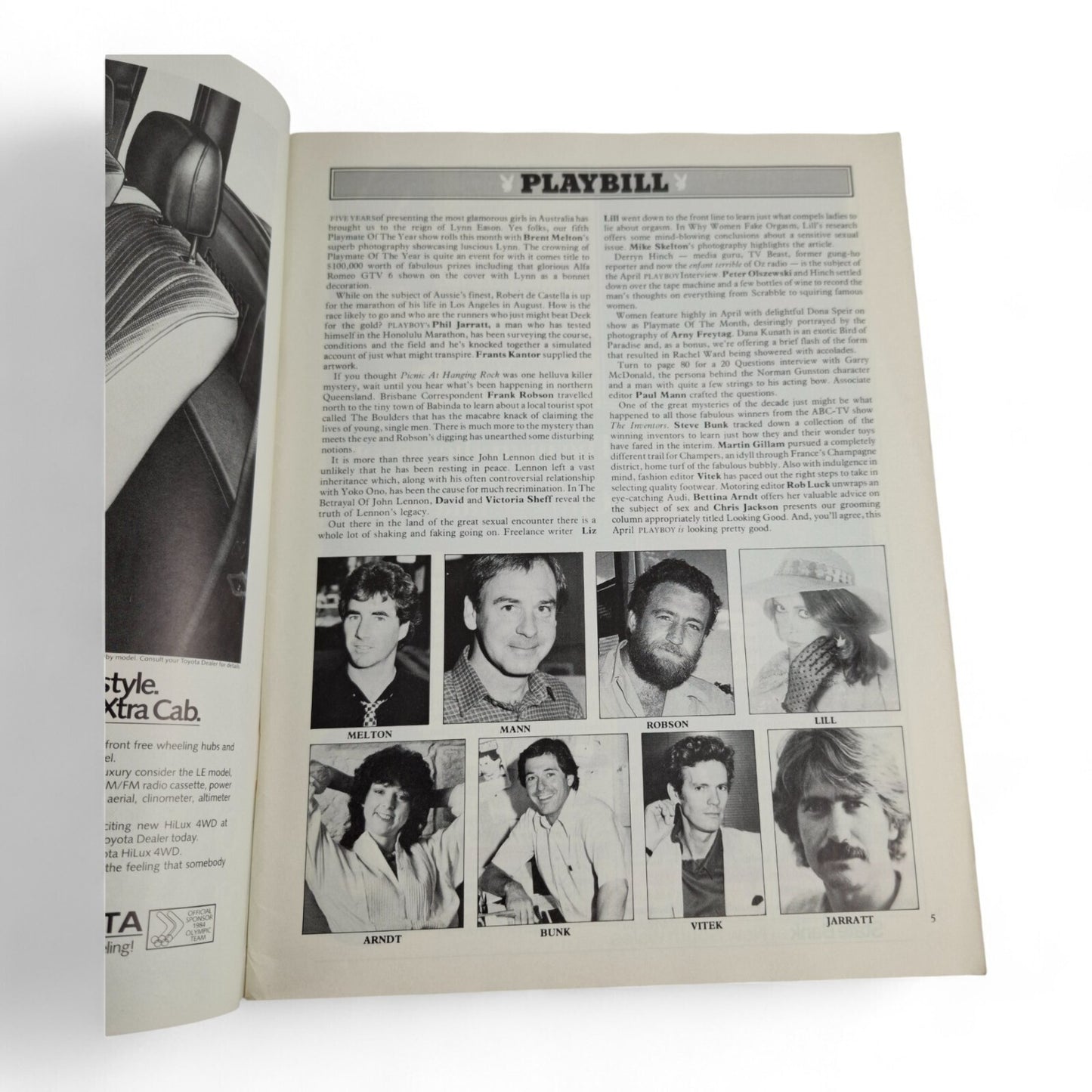 Australian Playboy Magazine April 1984  Lynn Eason / Dona Speir