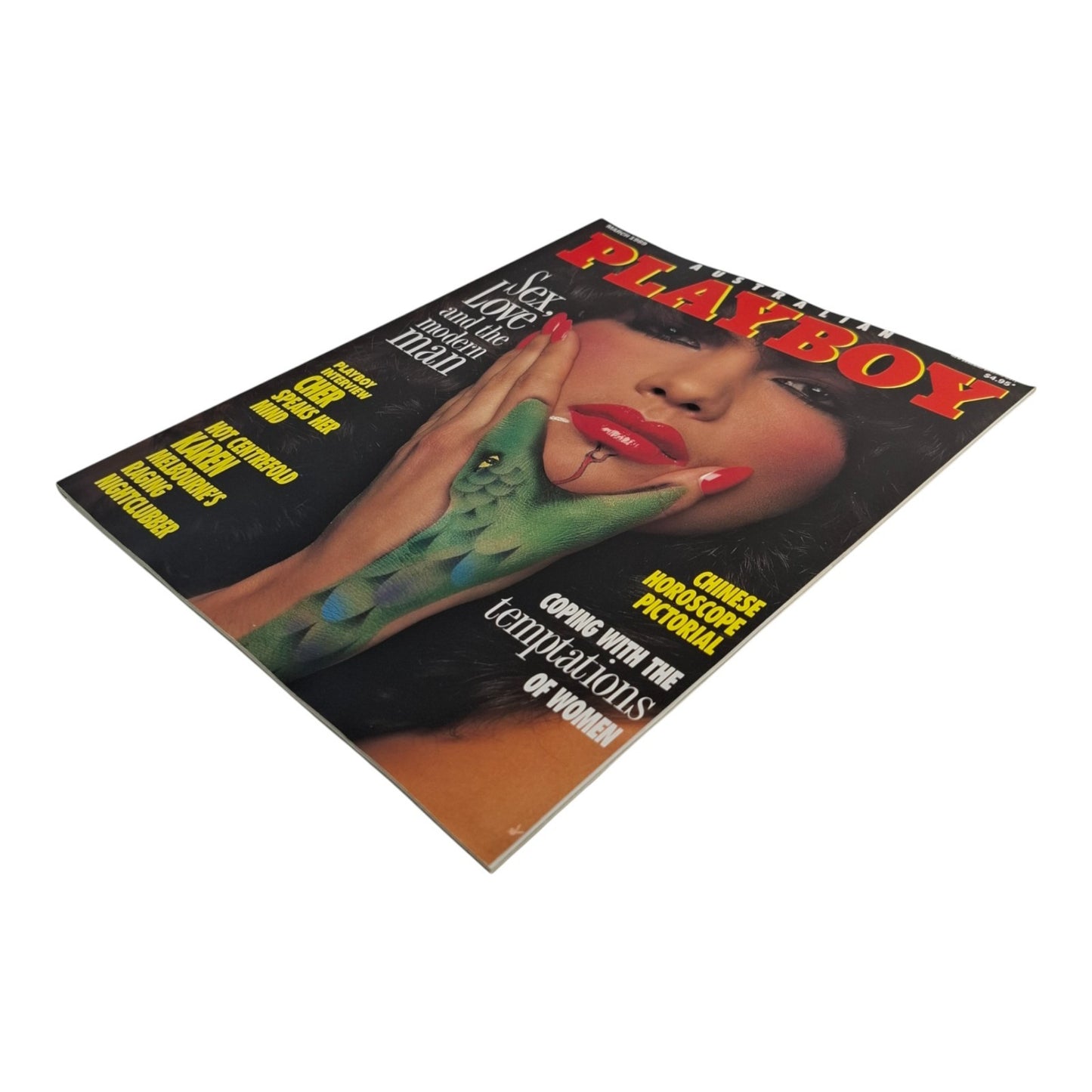 Australian Playboy Magazine March 1989 Karen Bartlett / Cher