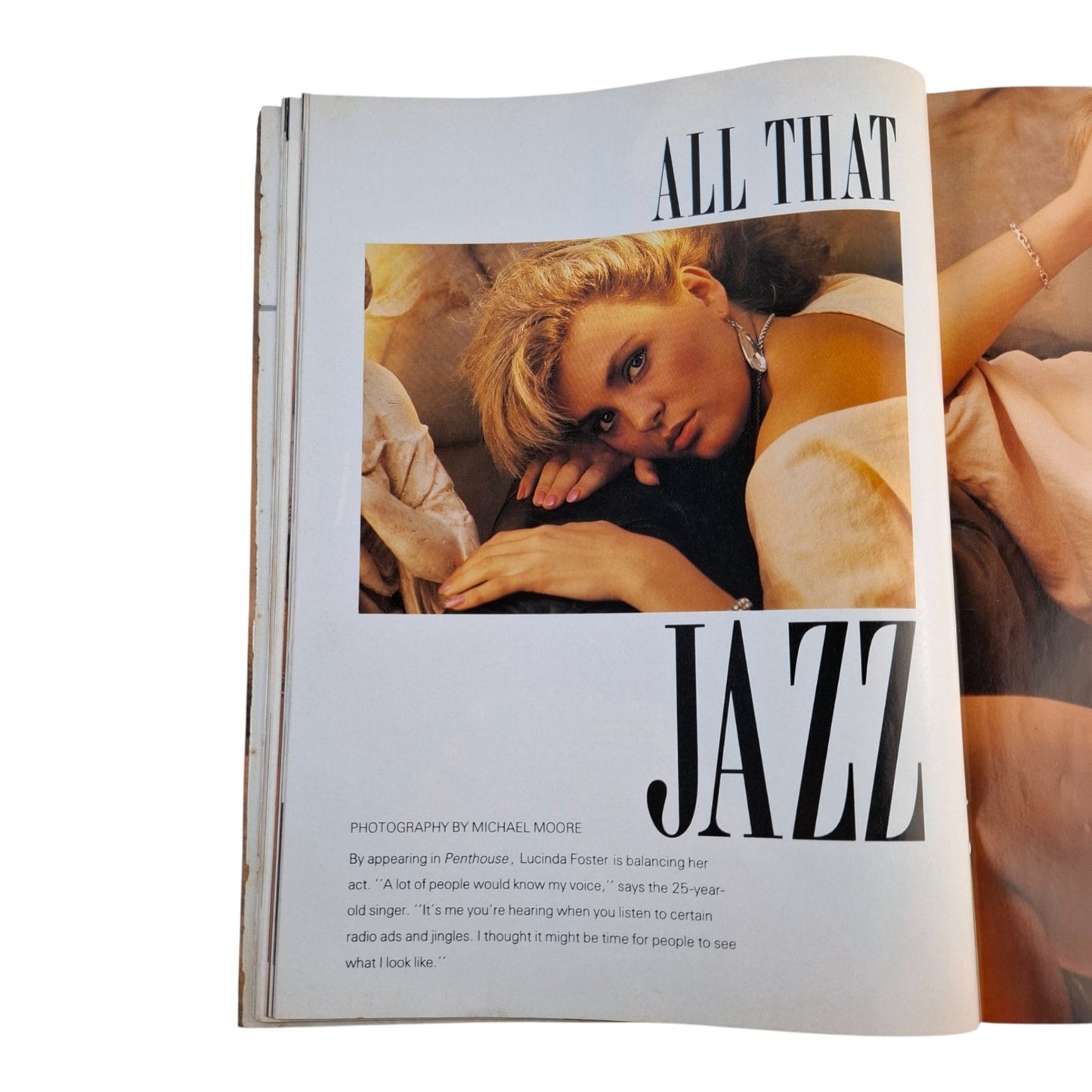 AUSTRALIAN PENTHOUSE Men's Magazine Black Label March 1991 Lucinda Foster