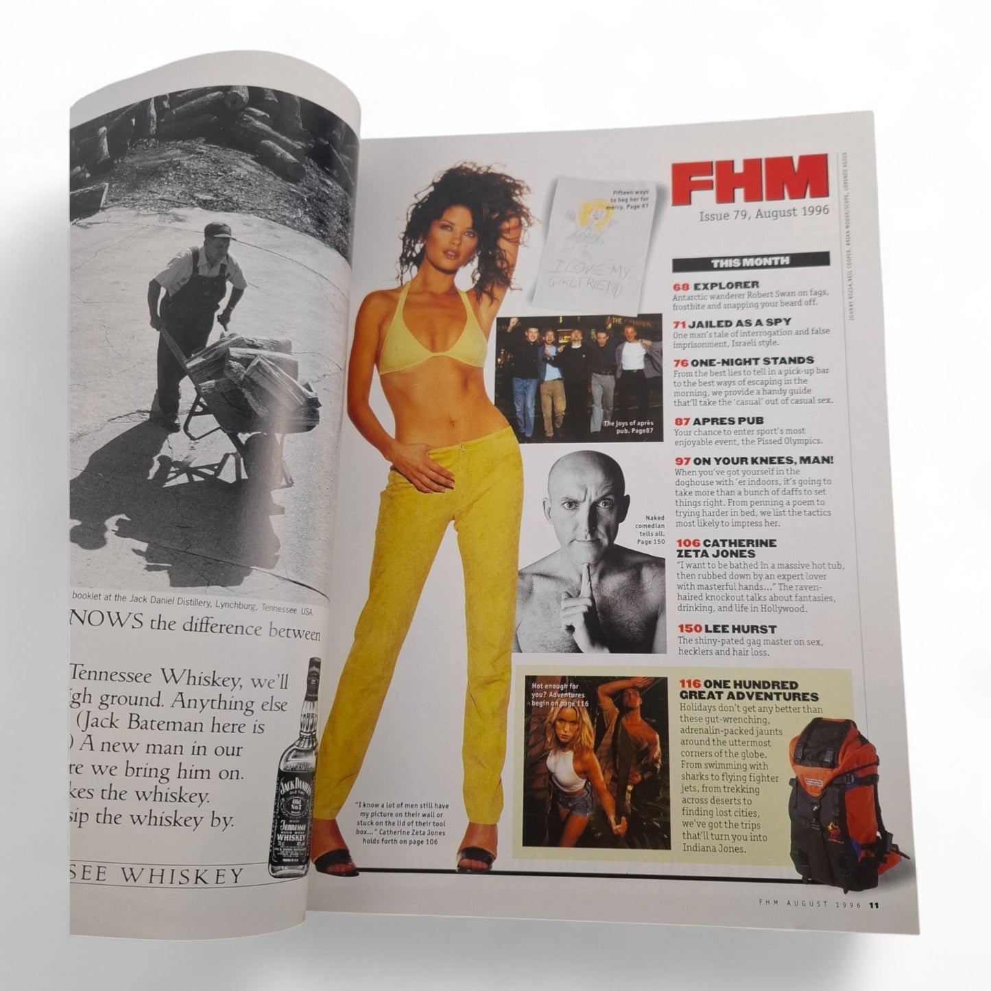 FHM - Entertainment Magazine U.K August 1996 Catherine Zeta Jones