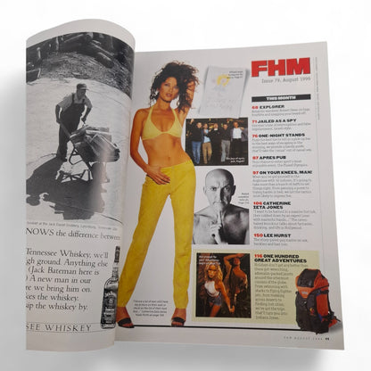 FHM - Entertainment Magazine U.K August 1996 Catherine Zeta Jones