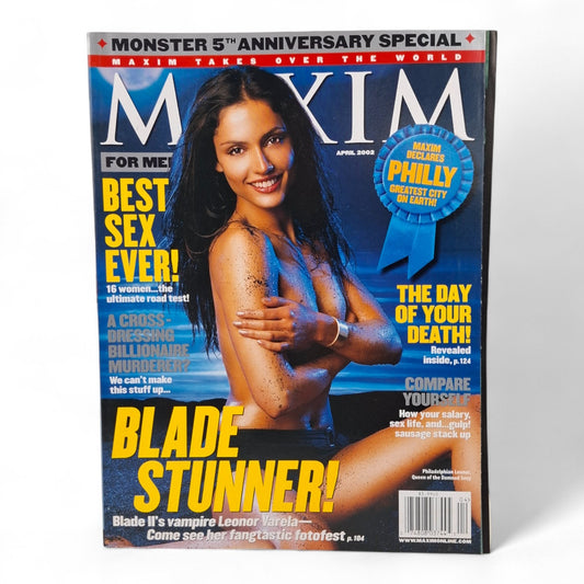 MAXIM Magazine U.S - April 2002 Leonor Varela