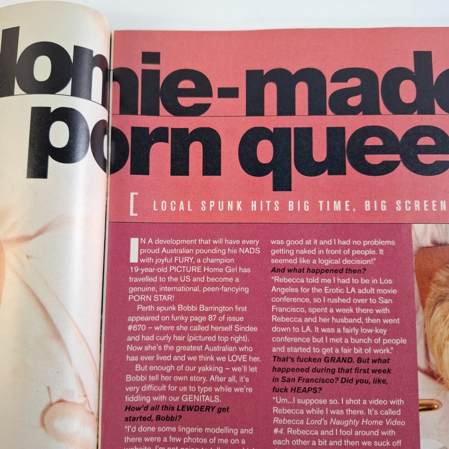 The Picture Magazine #691 December 2001 Bobbi Barrington