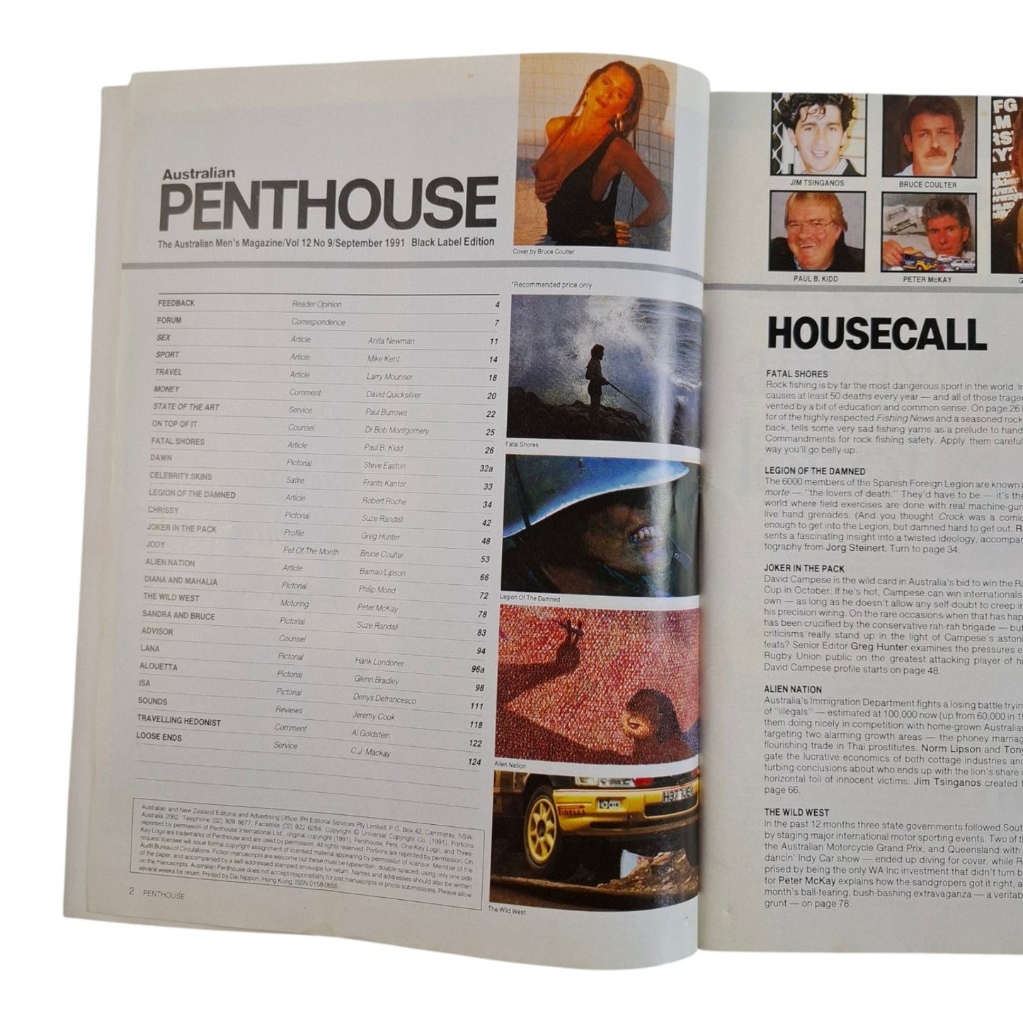 Australian Penthouse Magazine September 1991 Jody Boyce / Dawn West