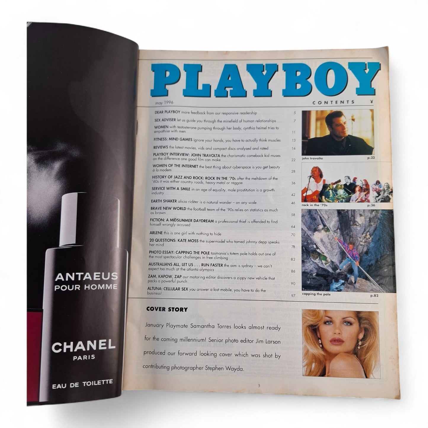 Australian Playboy Magazine May 1996 Samantha Torres Alicia Rickter
