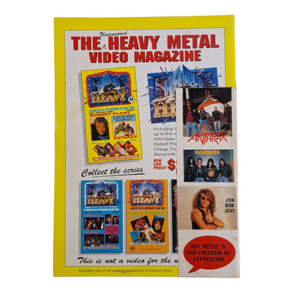 Hot Metal #21 Music Magazine November 1990 AC/DC / Under Neath What