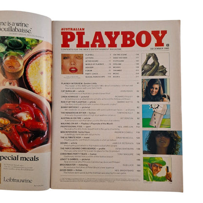Australian Playboy Magazine December 1980 Linda Kerridge / Terri Welles NO C/F