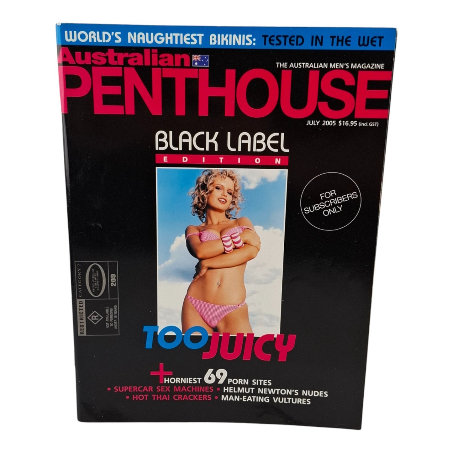 AUSTRALIAN PENTHOUSE Men's Magazine July 2005 Peach