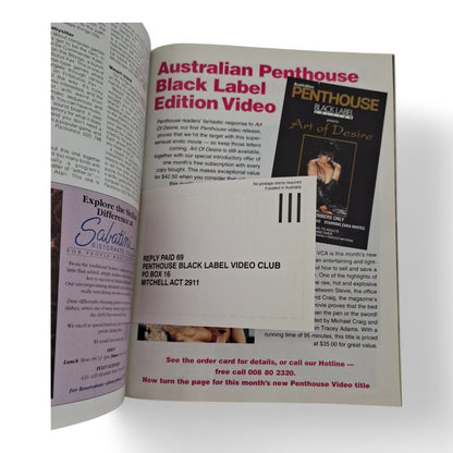 Australian Penthouse Magazine - Black July 1992 Complete Playboy
