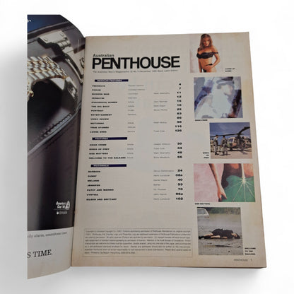 AUSTRALIAN PENTHOUSE Men's Magazine Black Label November 1994 Jenifer Casey