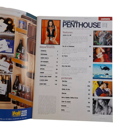 Australian Penthouse Magazine June 2001 Sharon Hemmings