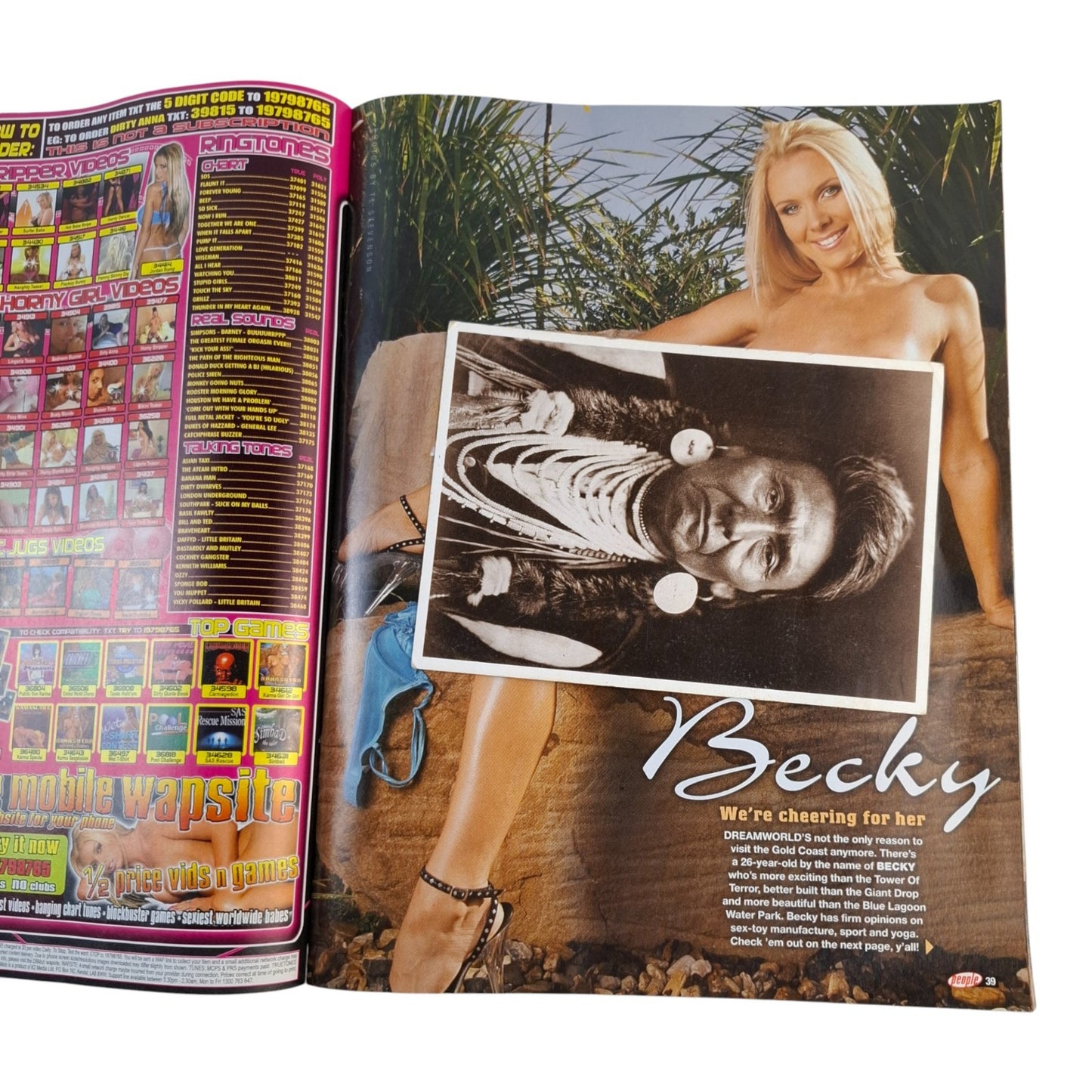 Australian People Magazine June 2006 Becky / Ilary Blasi