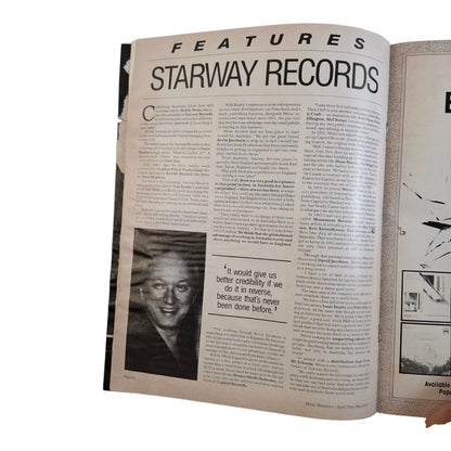 Australian Music Business Magazine 1987 Carly Simon