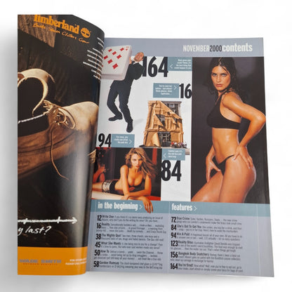 MAXIM Magazine U.K November 2000 Kelly Brooke Nell McAndrew Cover