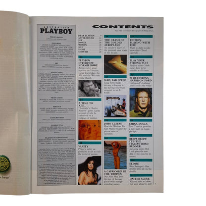 Australian Playboy Magazine May 1988 Vanity / Denise Matthews / Tanja Fiedler