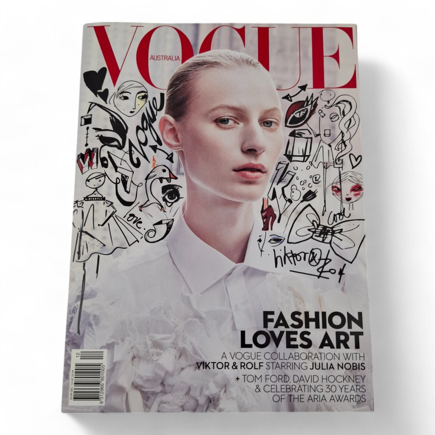 Vogue Australia Magazine - December 2016 - Julia Nobis Cover
