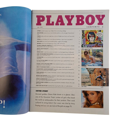 Australian Playboy Magazine July 1995 Shana Hiatt / Marie Harvey