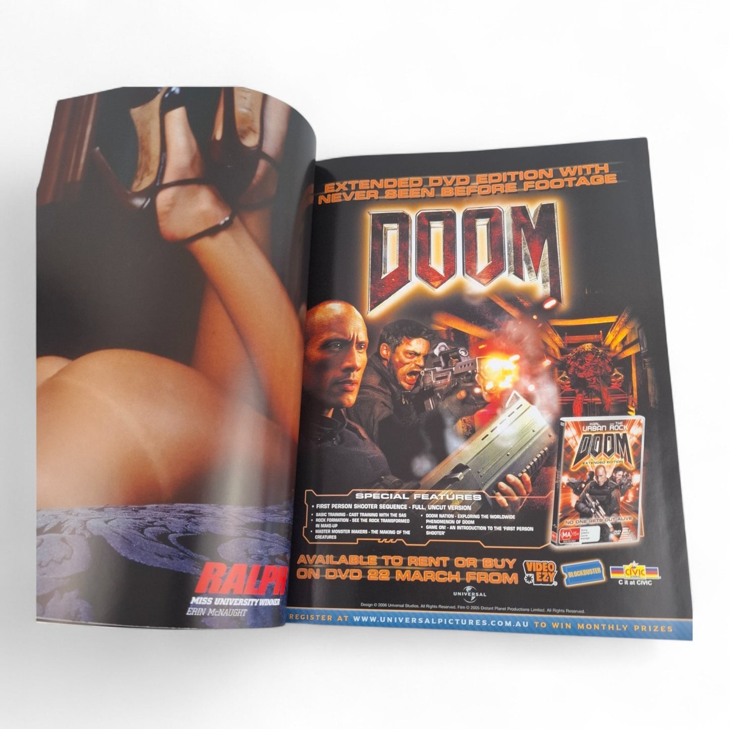 RALPH Australia Magazine April 2006 Eva Longoria ZOO NUTS FHM