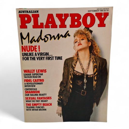 Australian Playboy Magazine September 1985 Madonna EXCELLENT