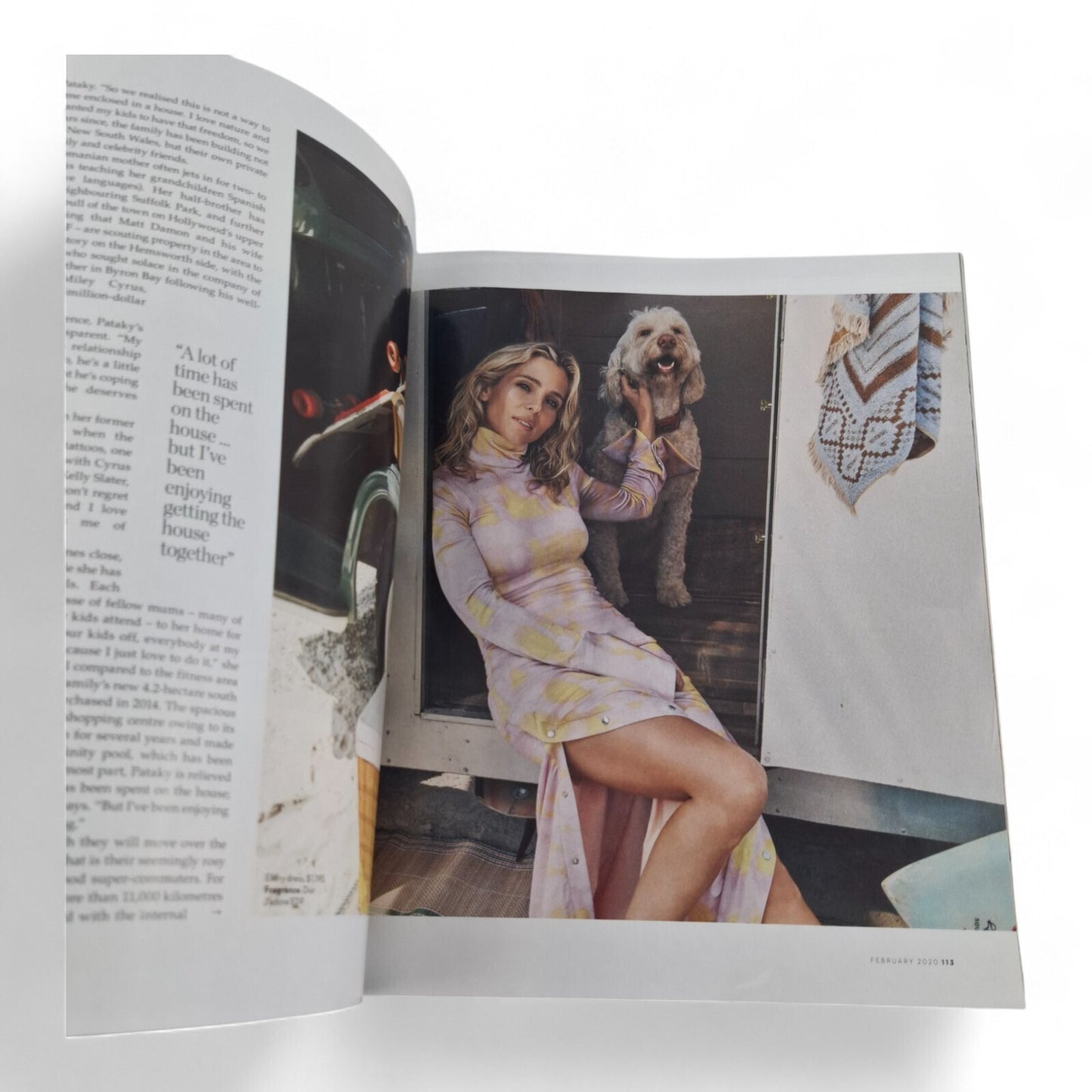 Vogue Australia Magazine February 2020 Elsa Pataky Cover EXCELLENT COMPLETE